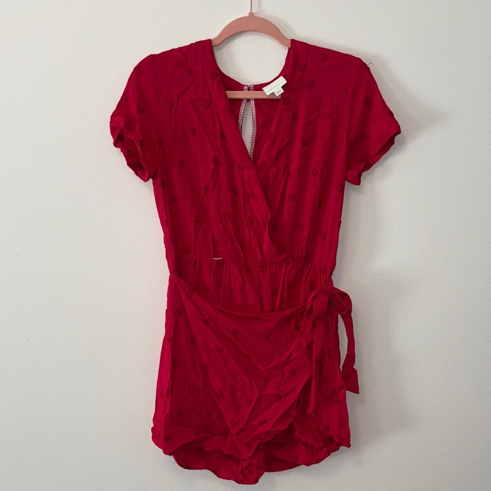 Anthropologie Pink Romper